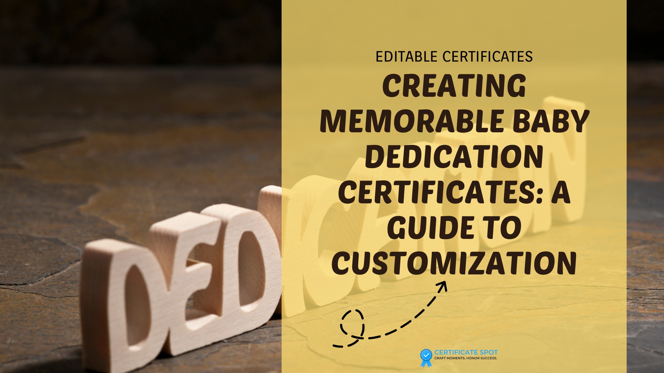 Creating Memorable Baby Dedication Certificates: A Guide to Customization