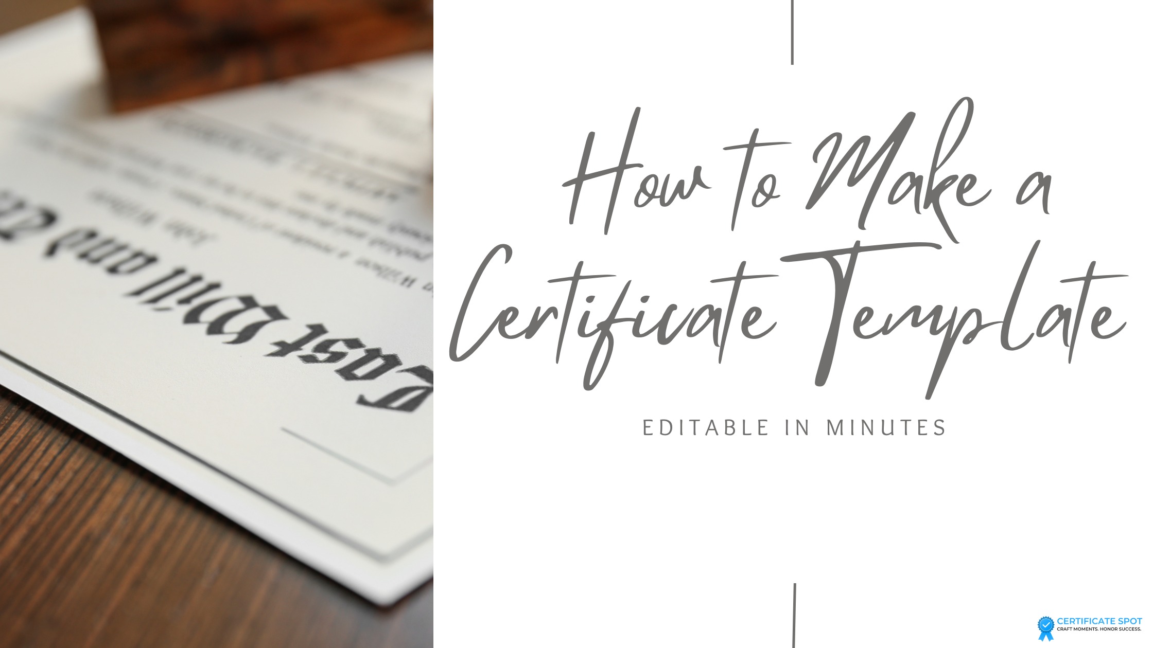 How to Make a Certificate Template Editable in Minutes