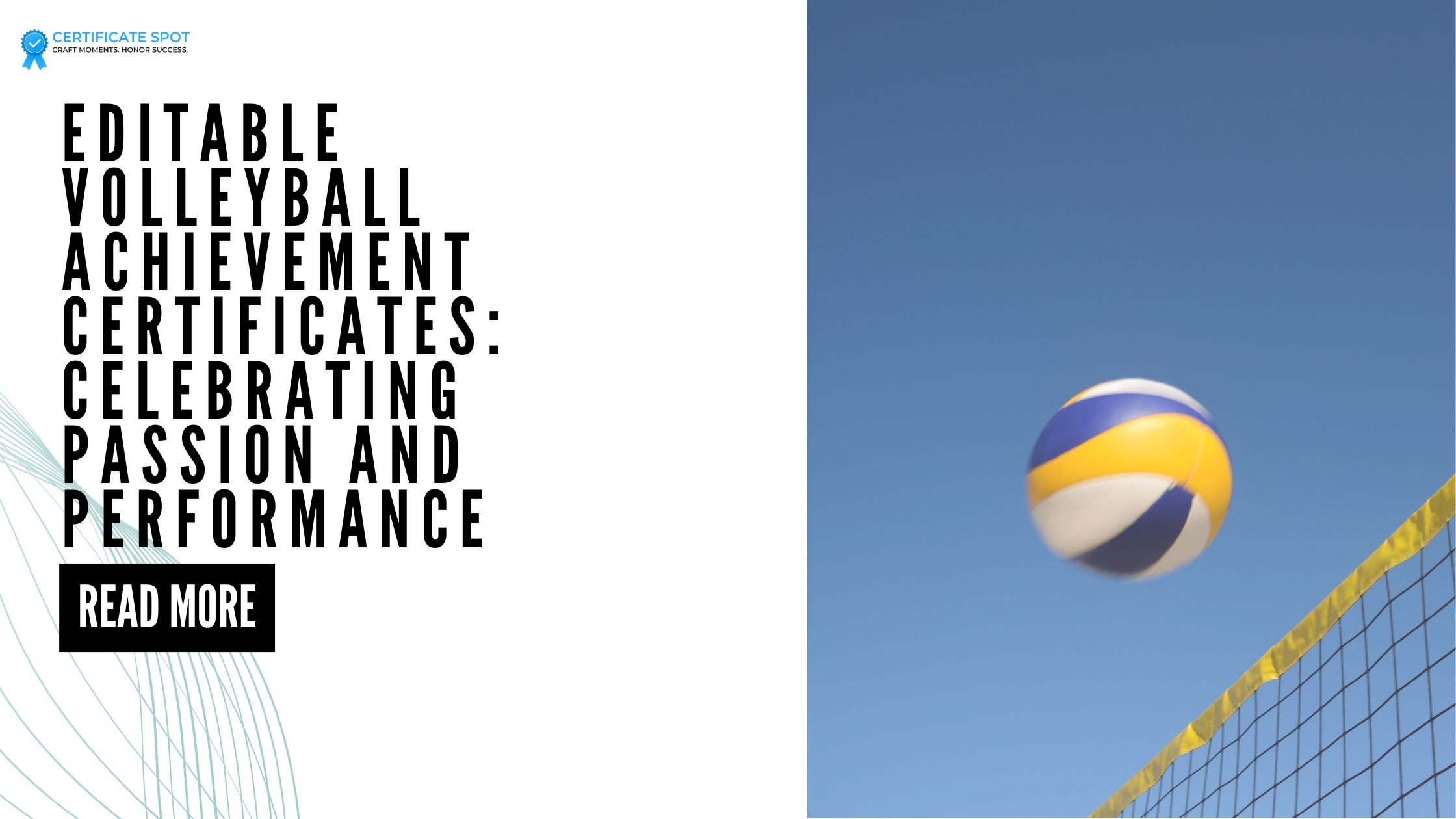 Editable Volleyball Achievement Certificates: Celebrating Passion and Performance