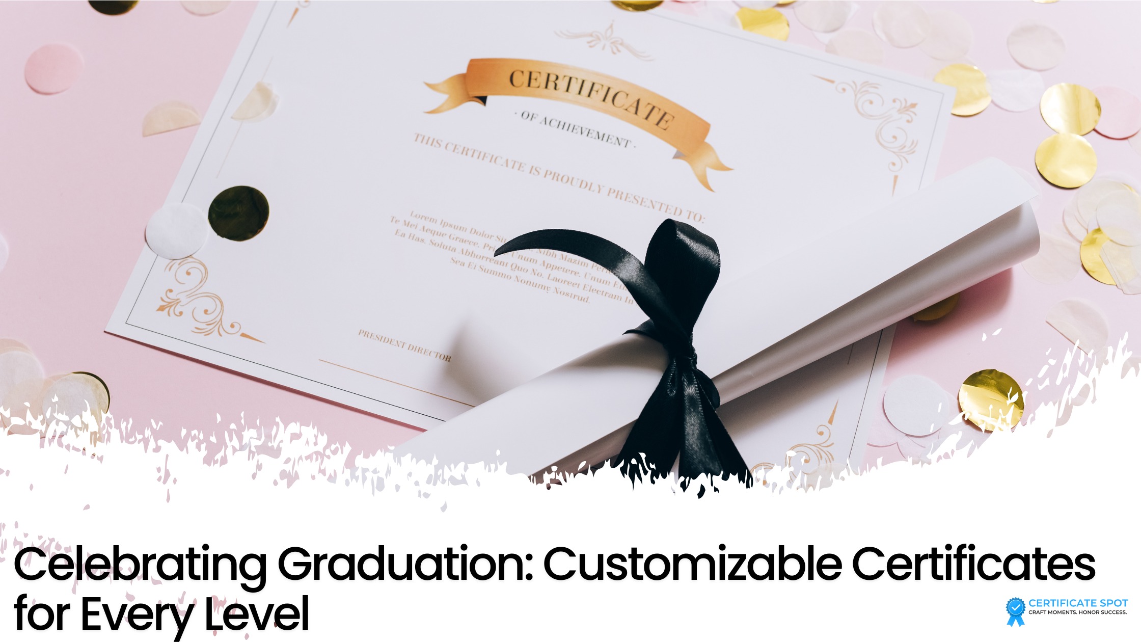 Celebrating Graduation: Customizable Certificates for Every Level