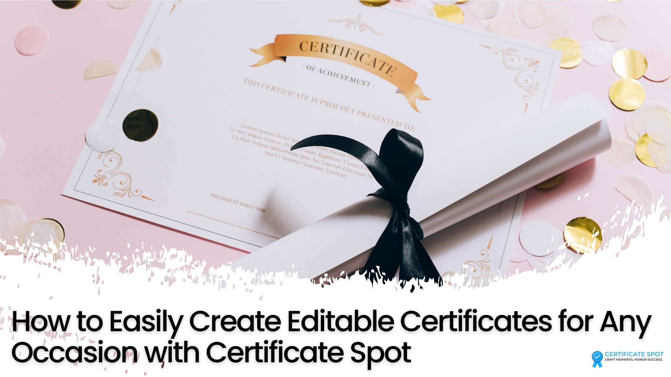 How to Easily Create Editable Certificates for Any Occasion with Certificate Spot