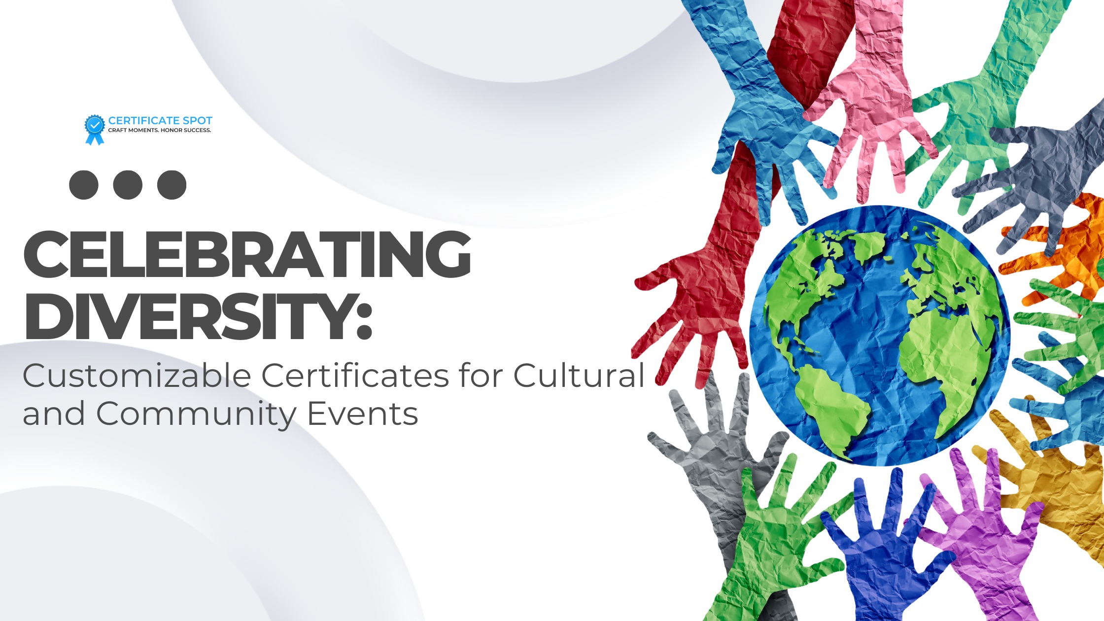 Celebrating Diversity: Customizable Certificates for Cultural and Community Events