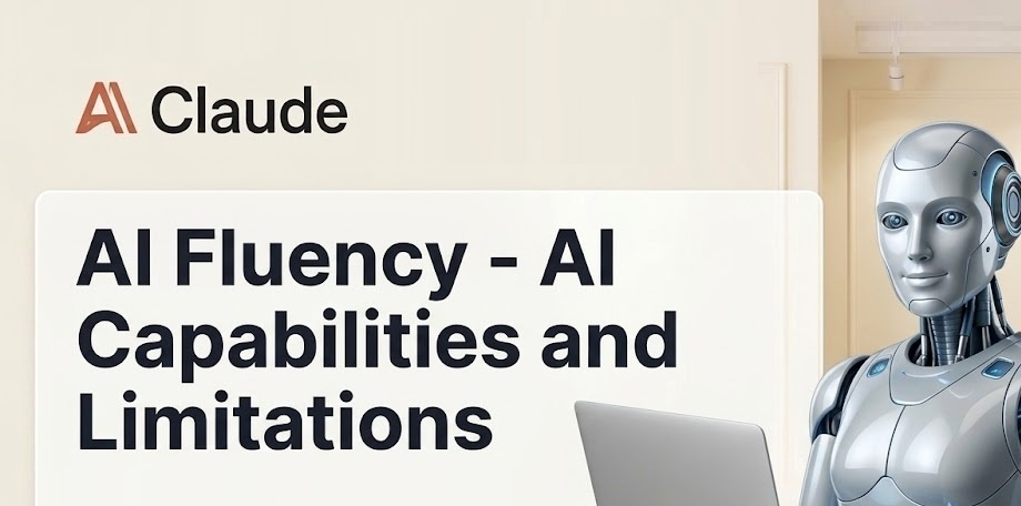 AI Fluency -AI Capabilities & Limitations  cover