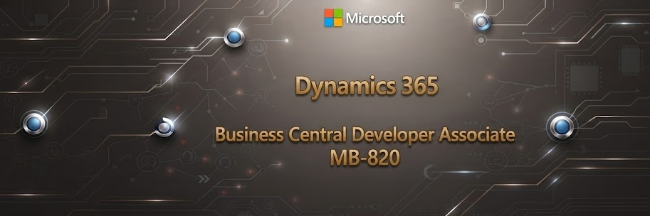 Dynamics 365 Business Central Developer Associate   MB-820 cover