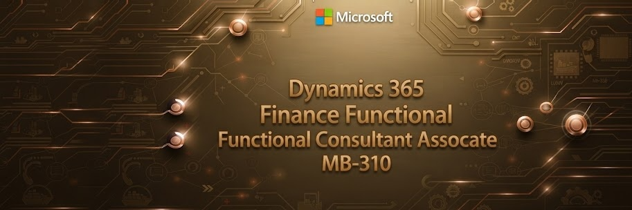 Dynamics 365 Finance Functional Consultant Associate MB 310 cover