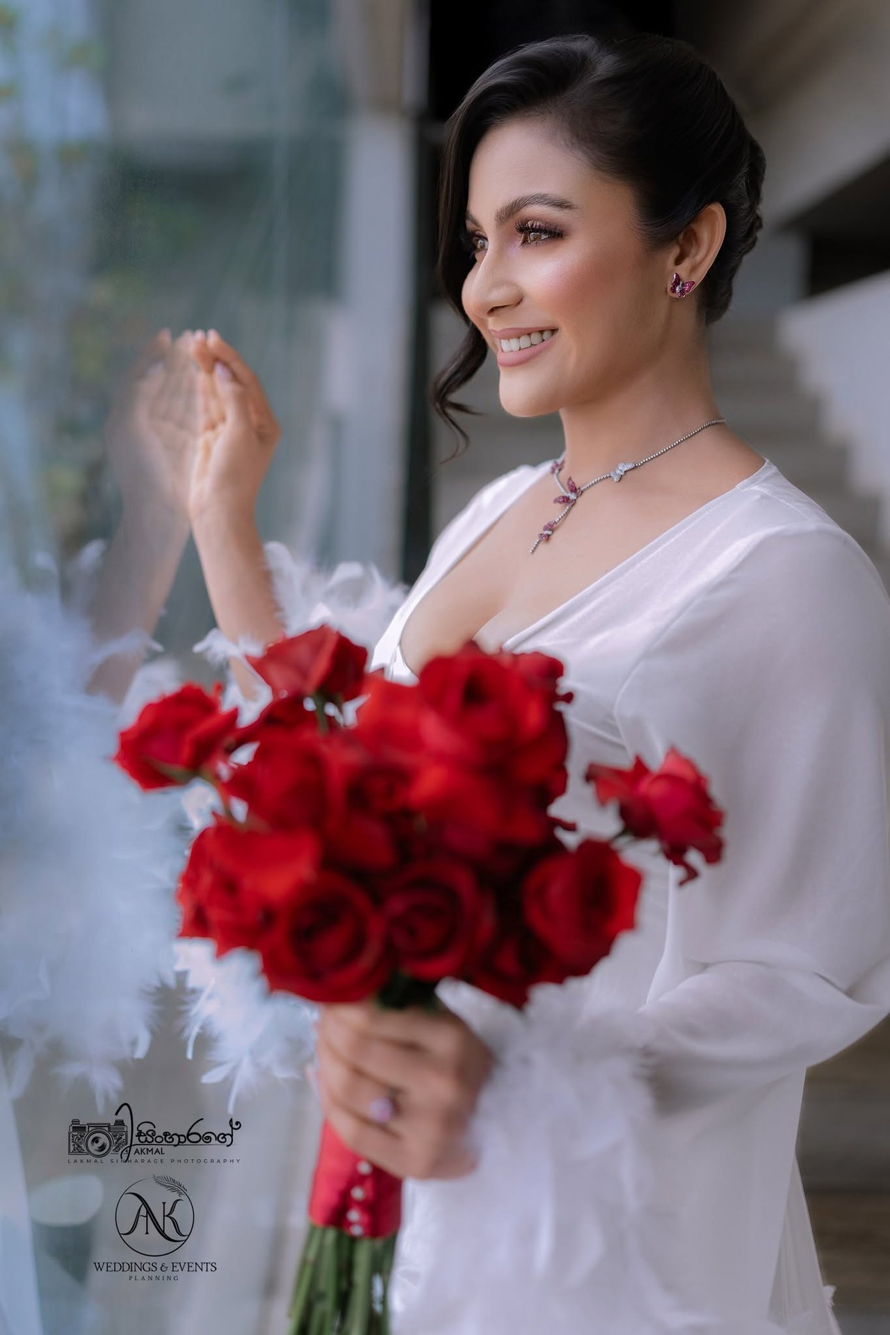 Tharindi Fernando robe shoot