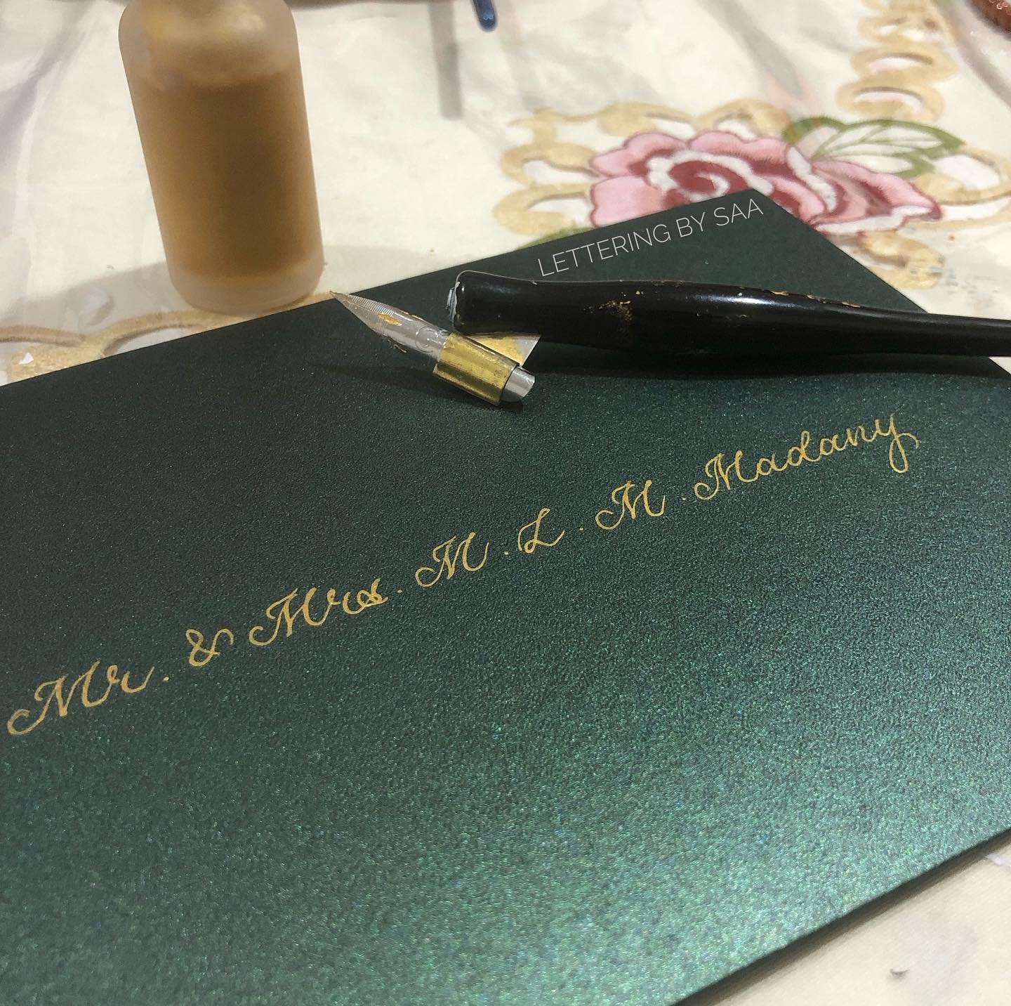 Lettering by Saa