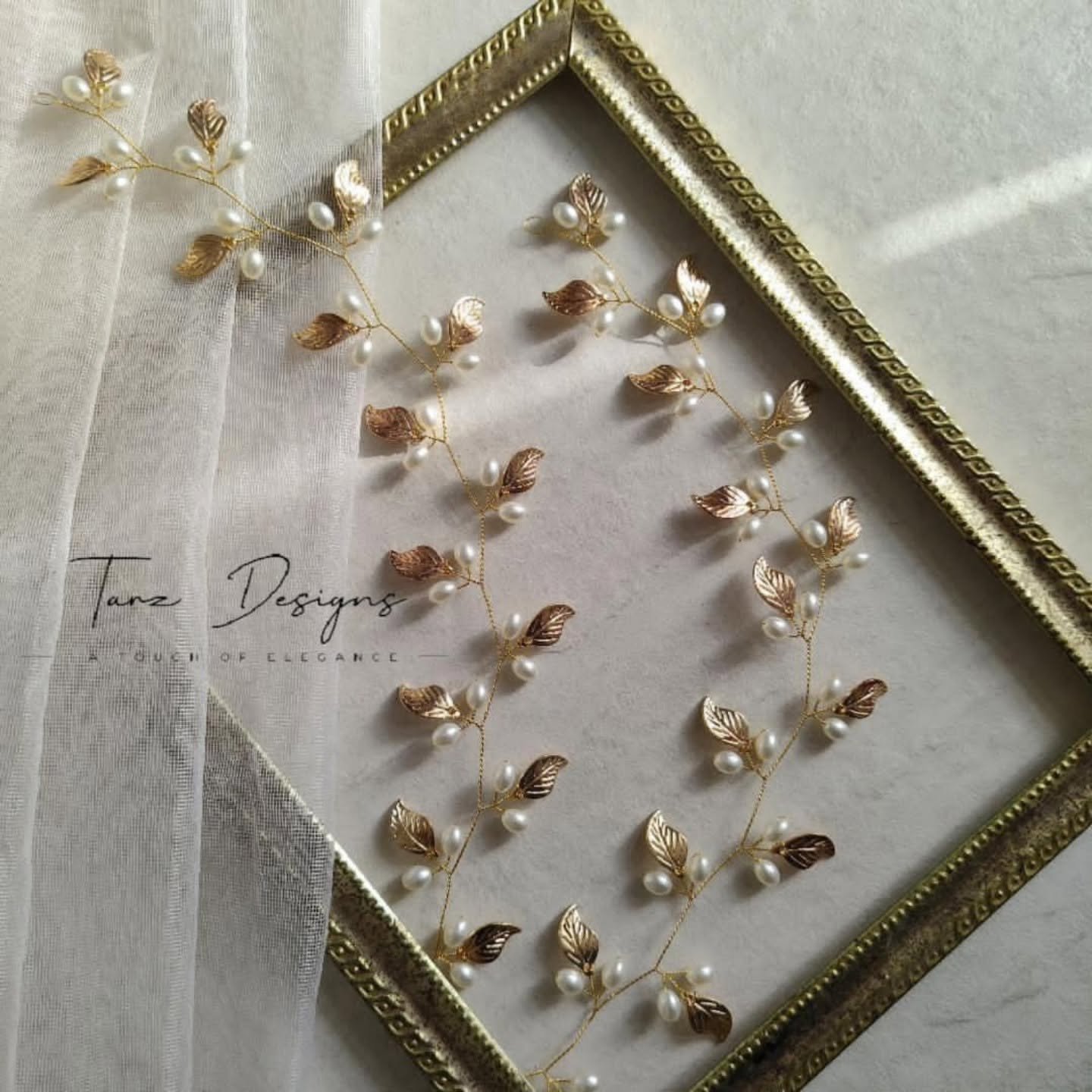 Bridal hair & hijab accessories