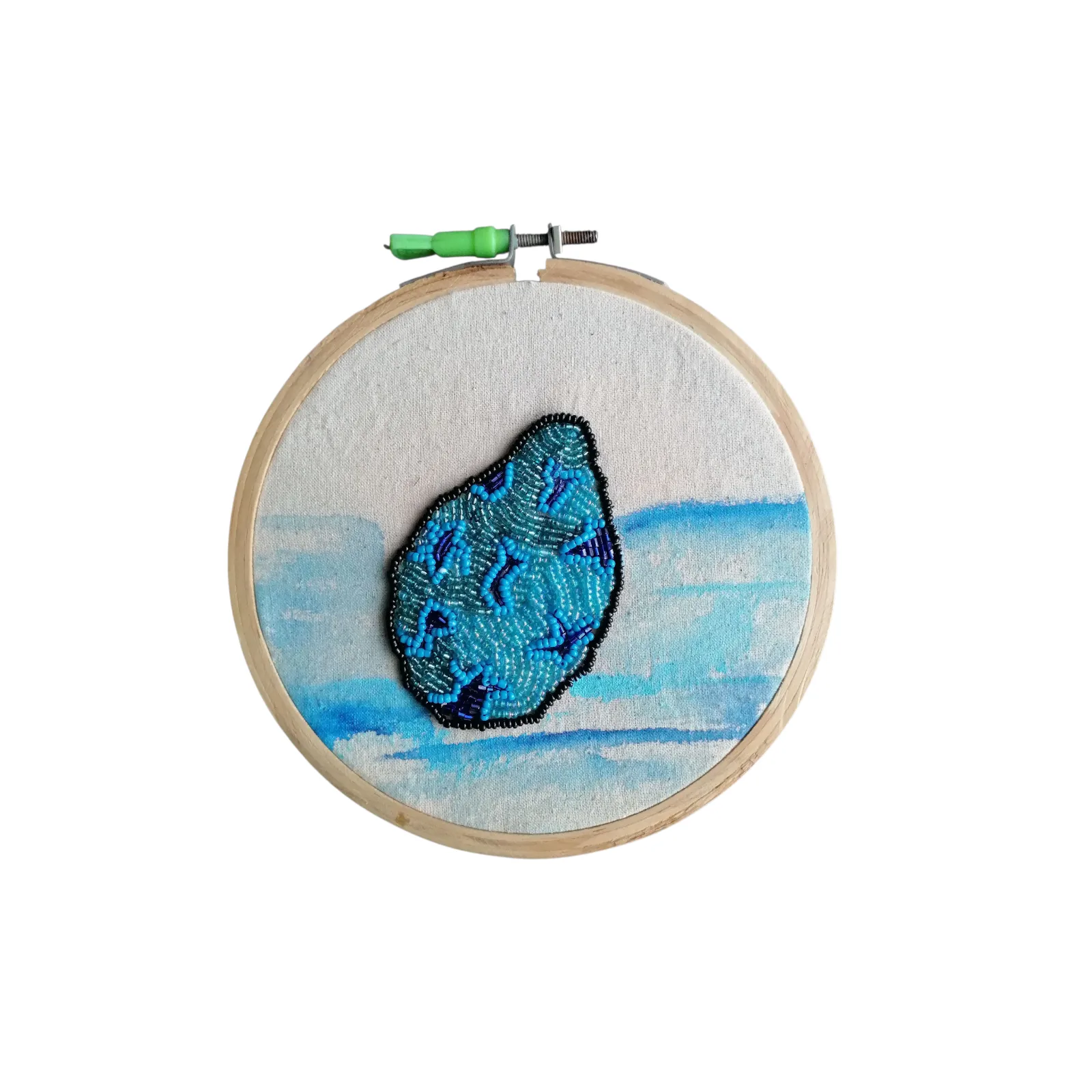 Hand beaded wall decor