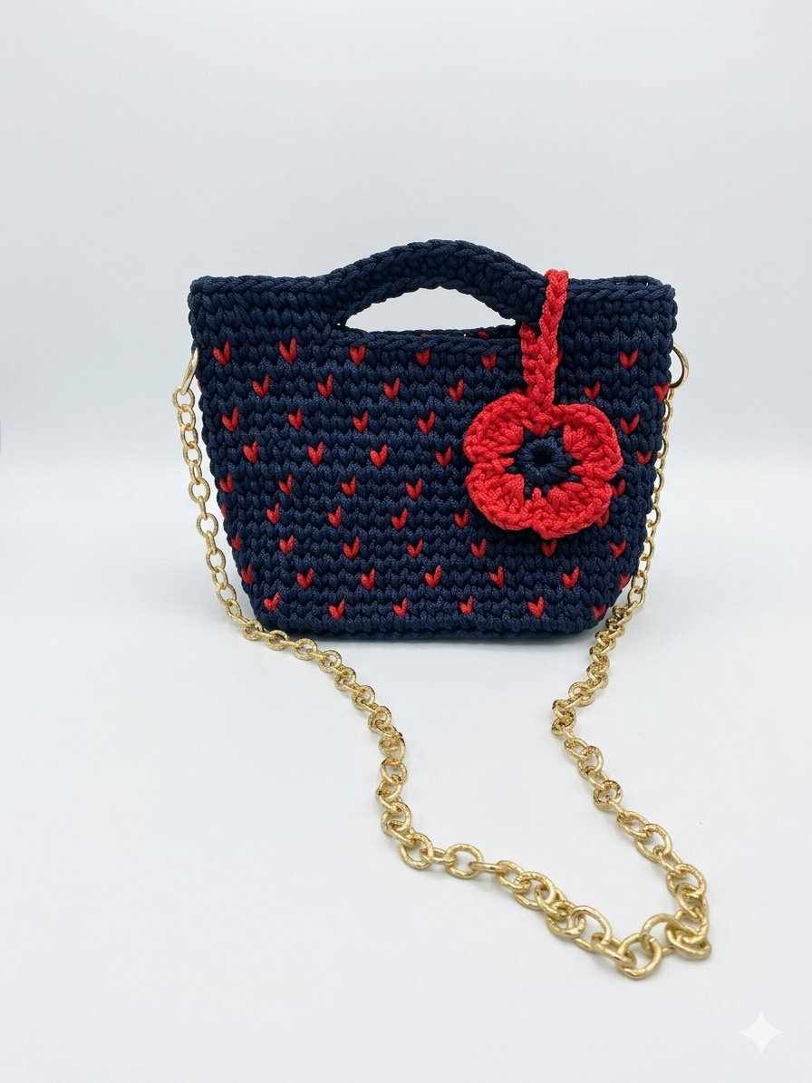 Handmade crochet bag
