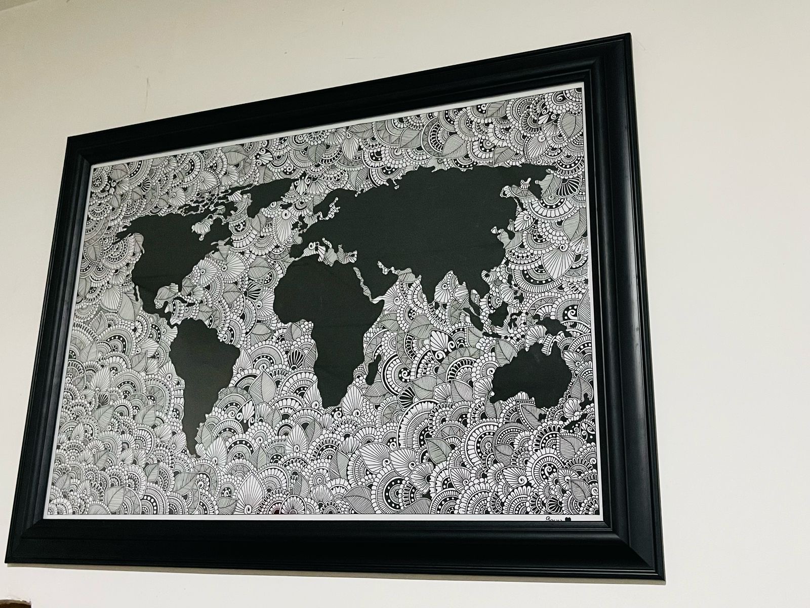 Mandala world map