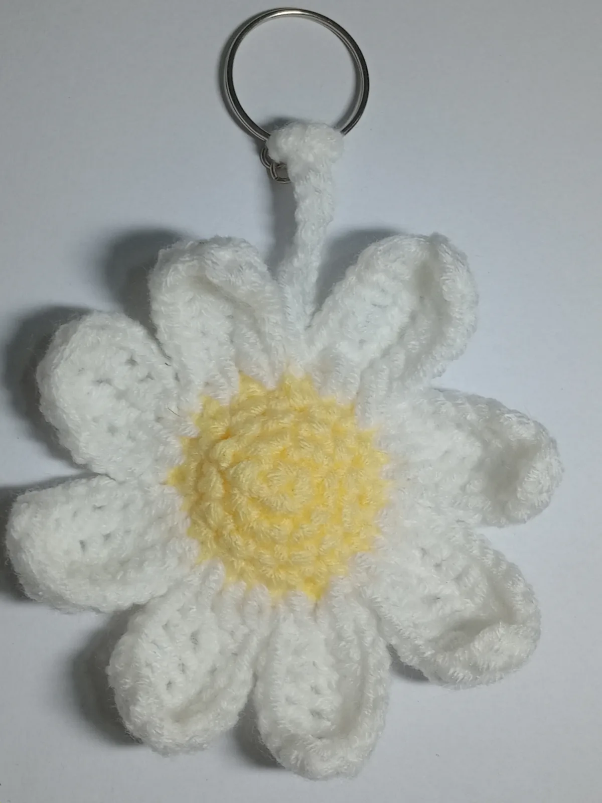 Crochet Flower key tag — view 1 of 2