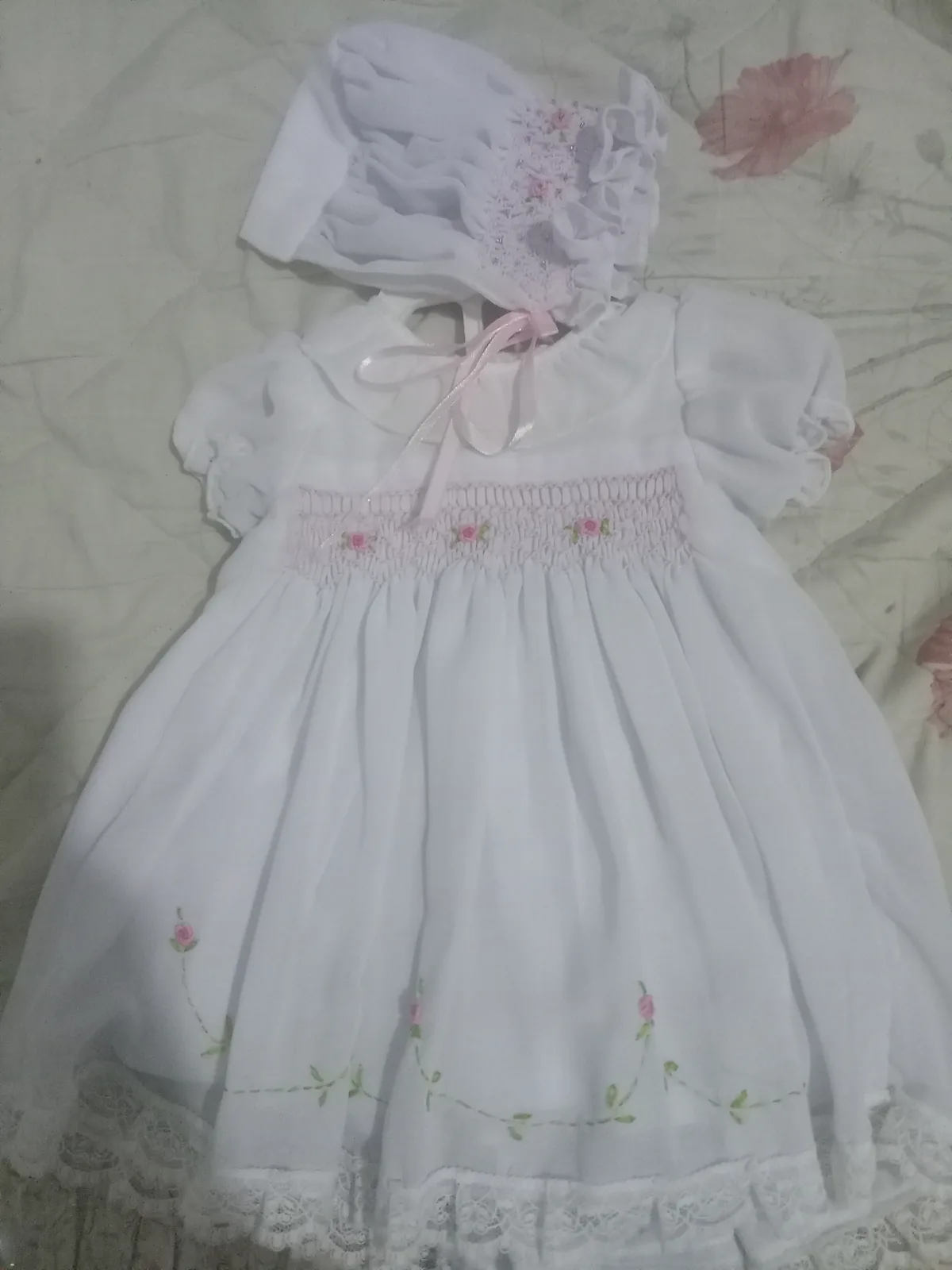 Elegant Smocked Baby Frock
