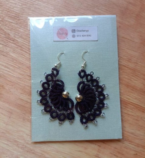 Tatted earrings