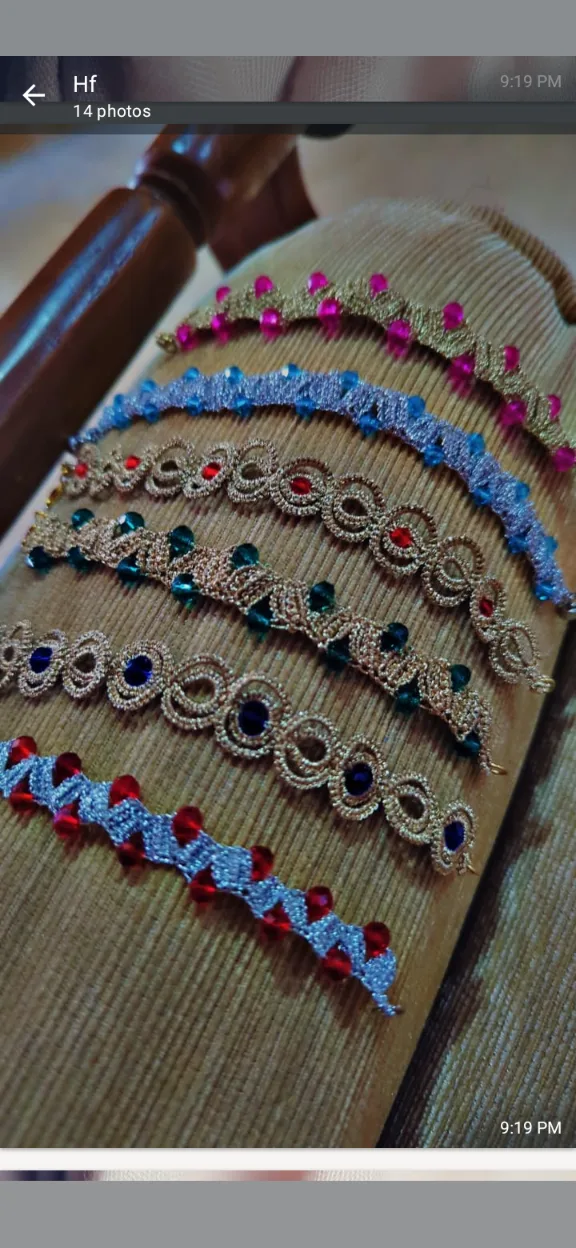 Tatted bracelets