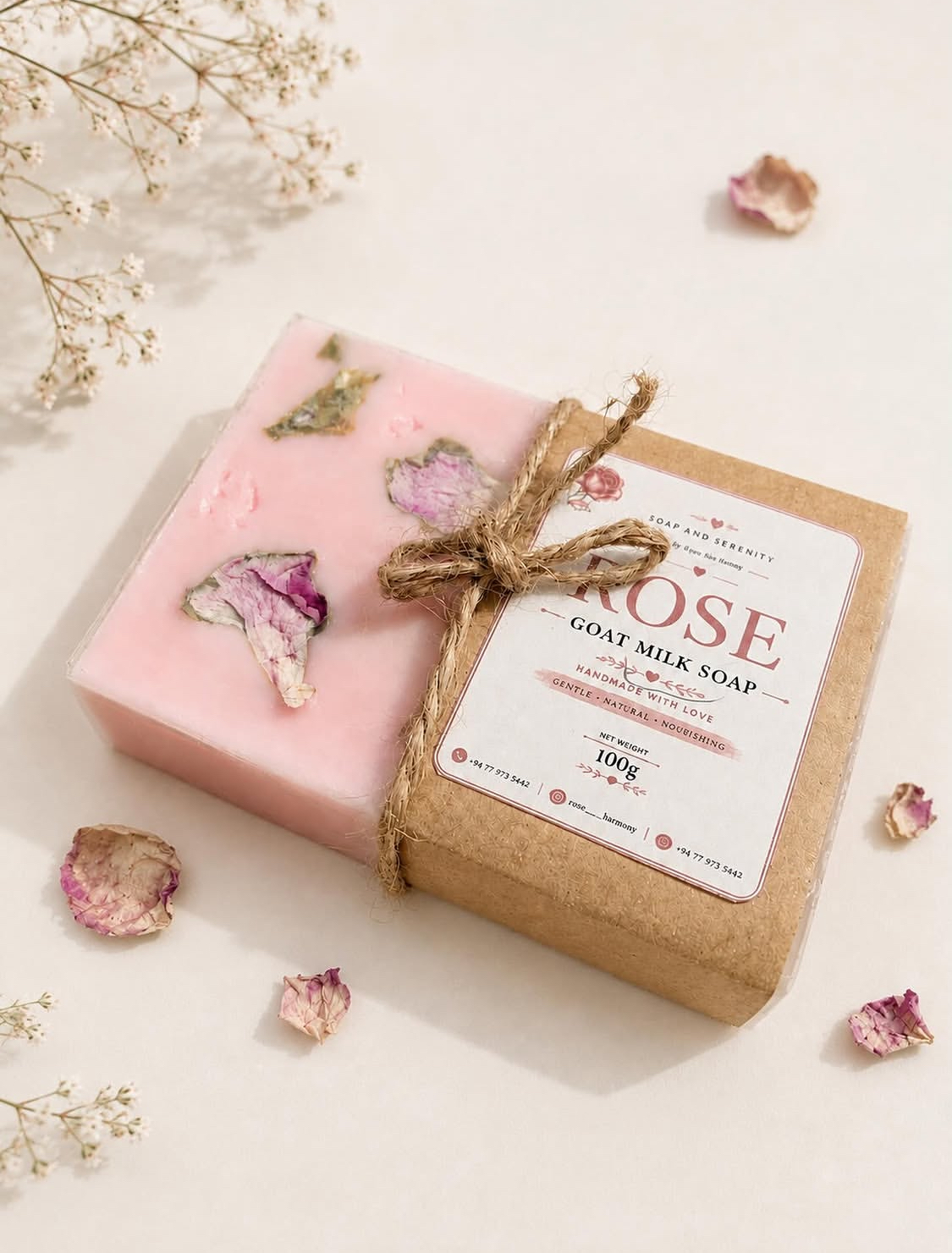 Goat Milk Rose Soap