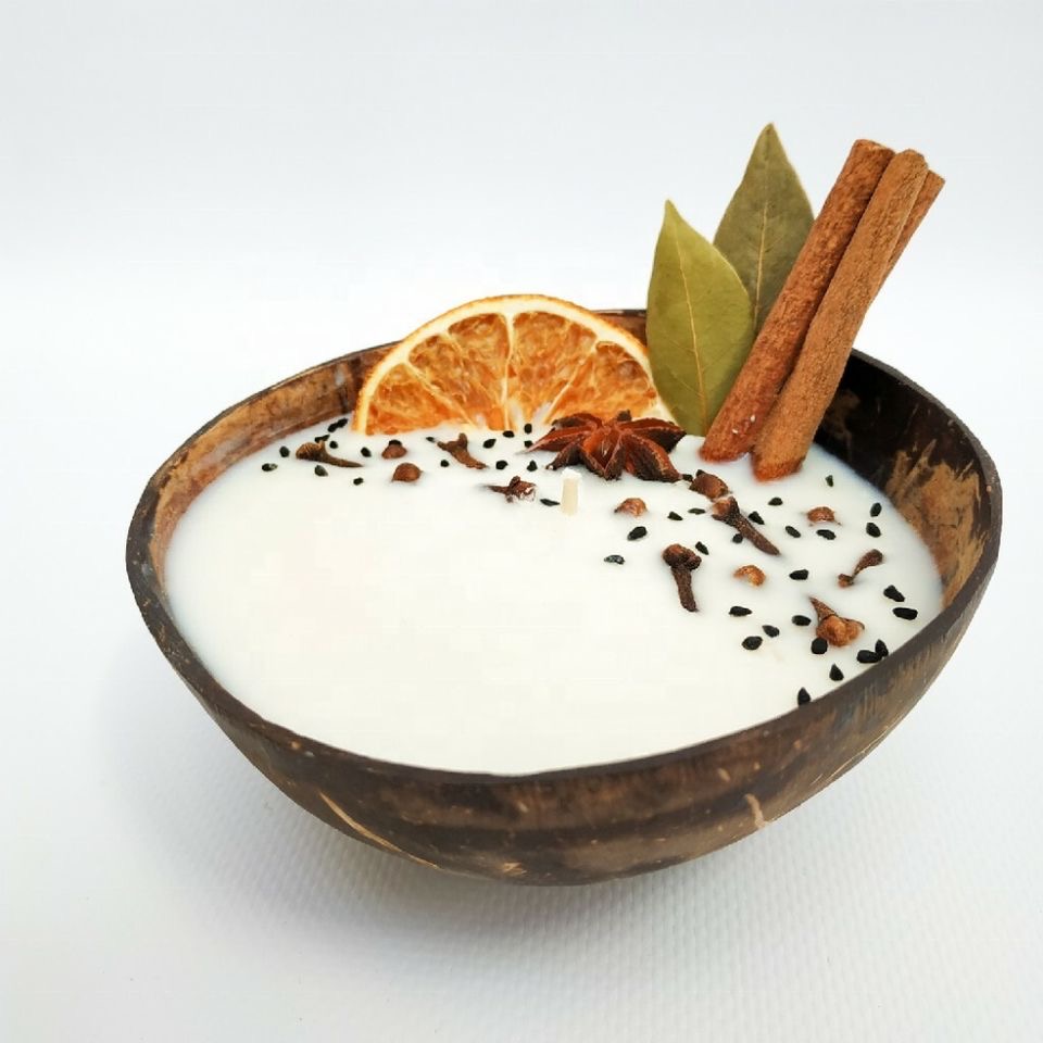 Coconut Shell Candle