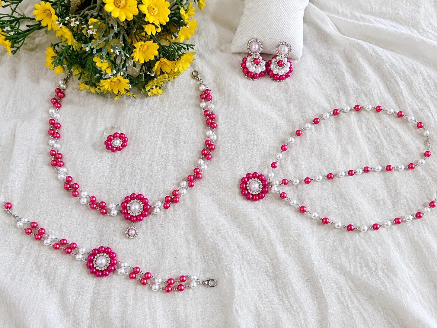 Pearl necklace set — view 1 of 2