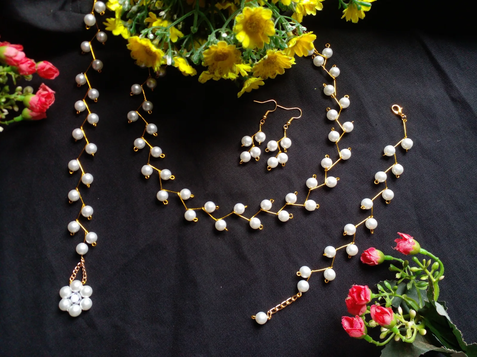 Pearl necklace set — view 1 of 2