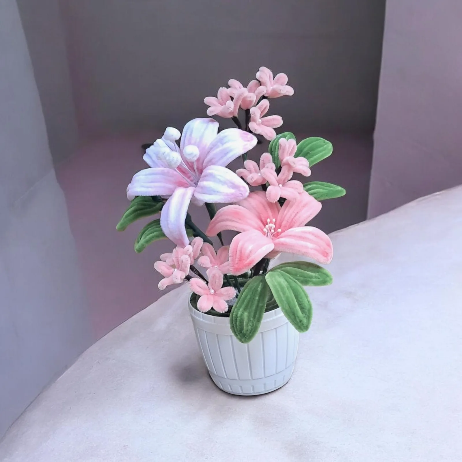 Artificial flower pots, Flower decos, Boquet.
