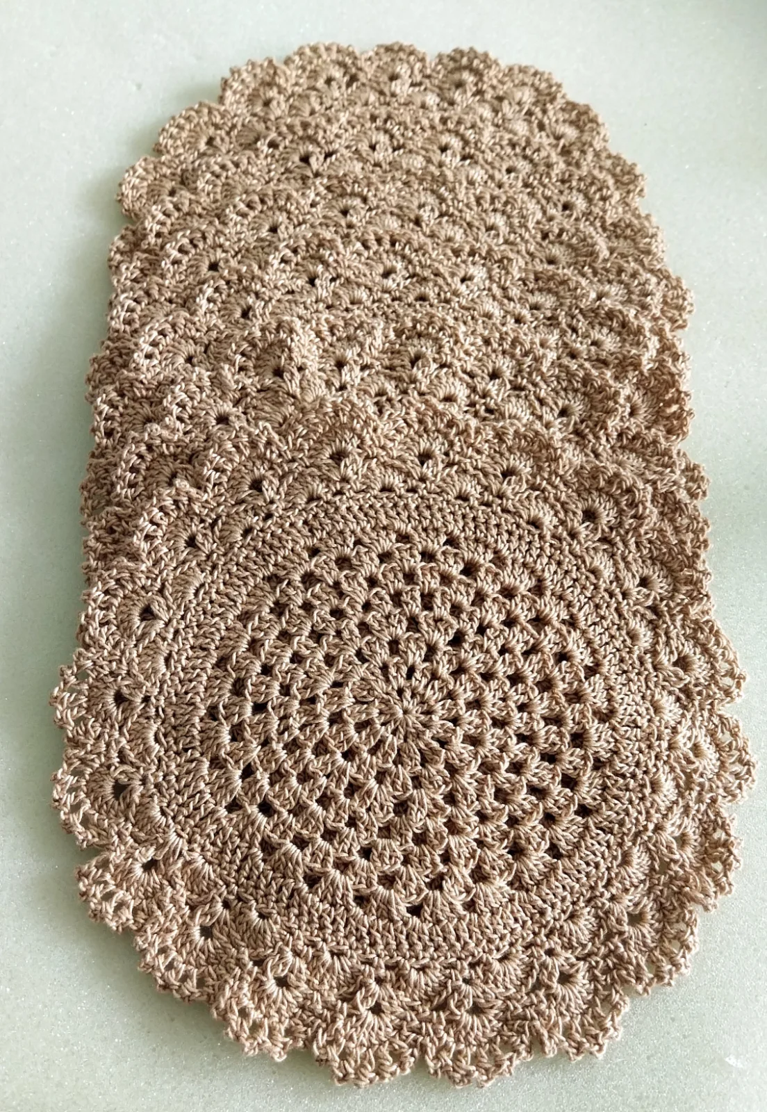 Crochet doilies