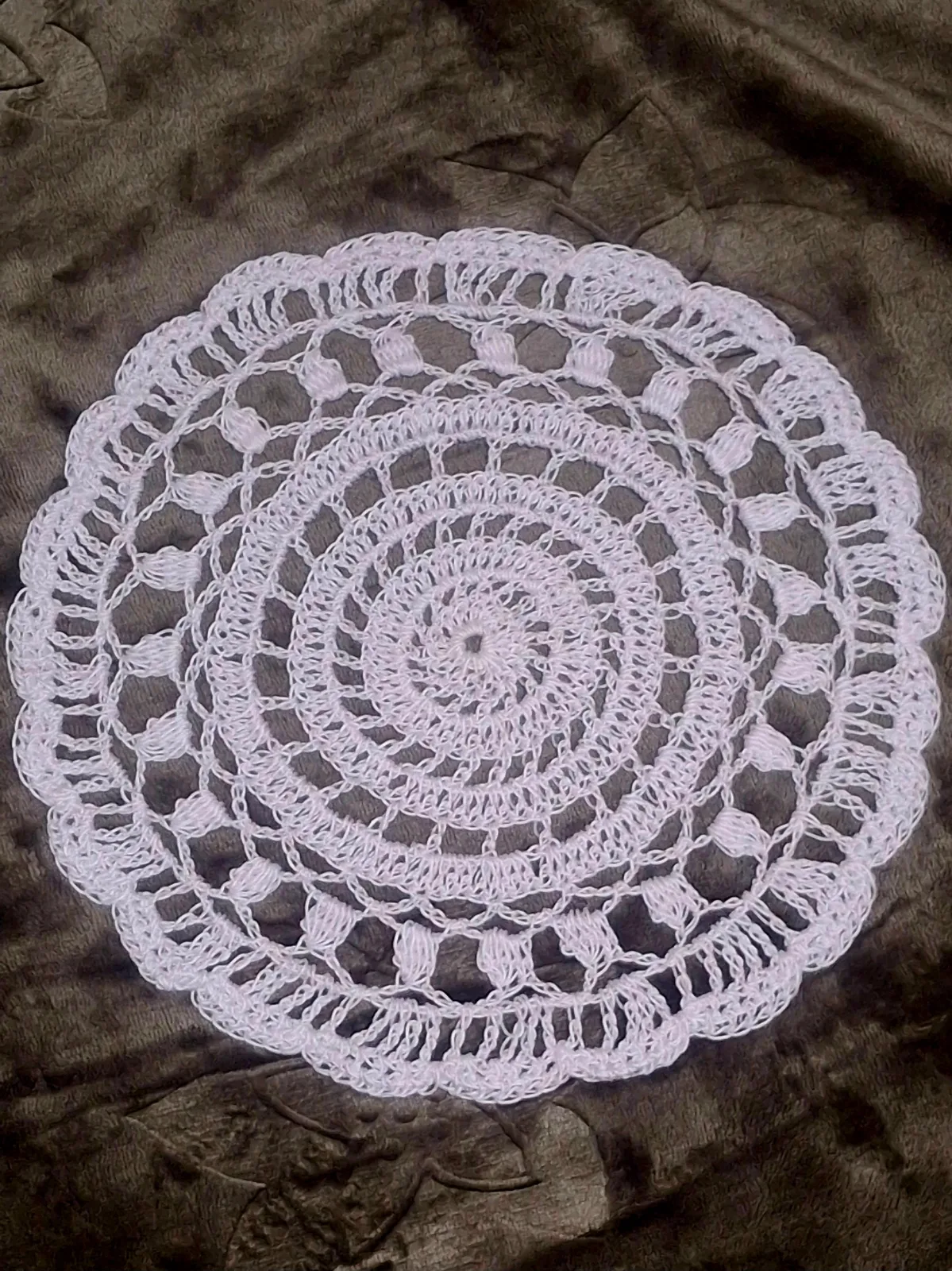Crochet doily and table cloths