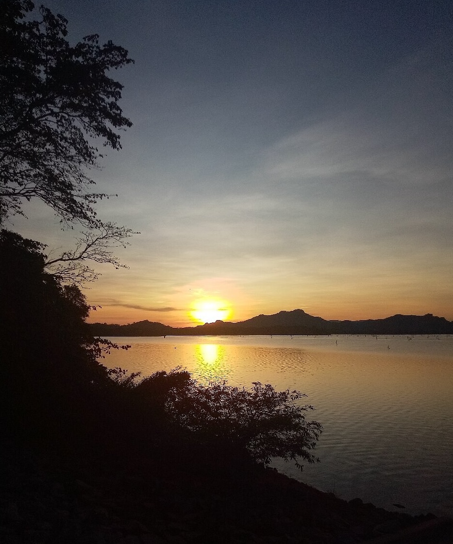 Sunset at Kandalama Reservoir