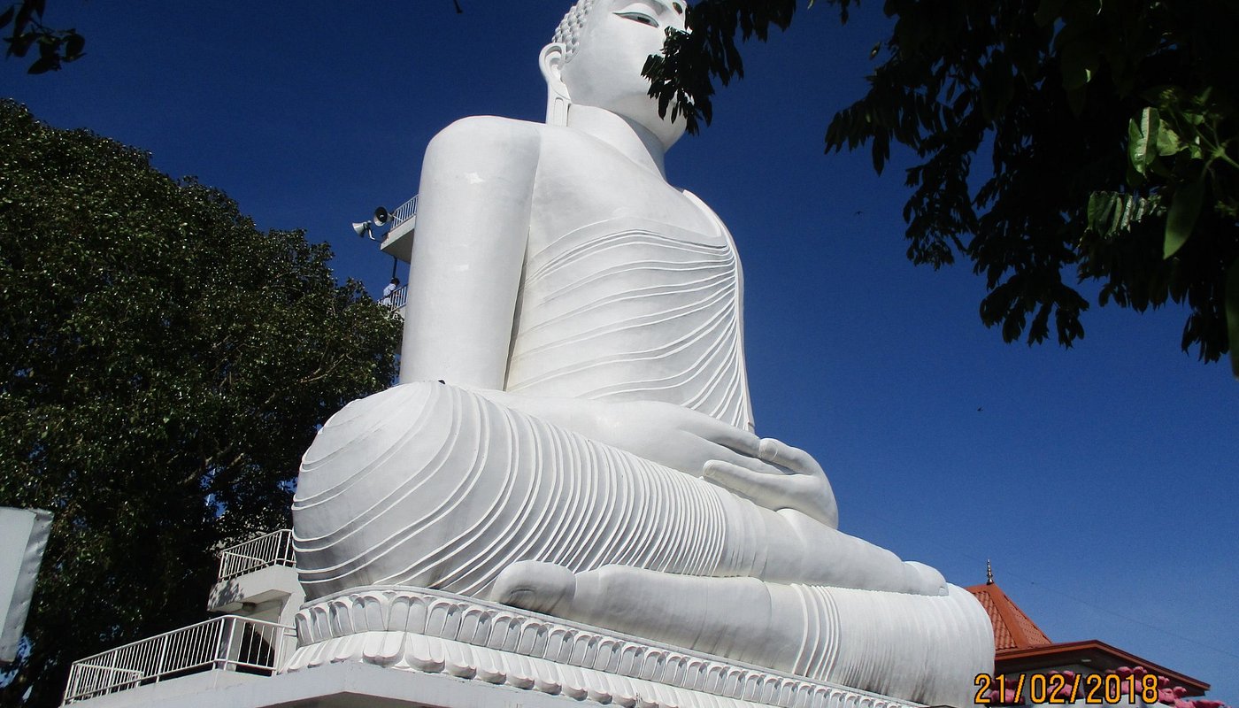 Bahirawakanda Vihara Buddha Statue Climb