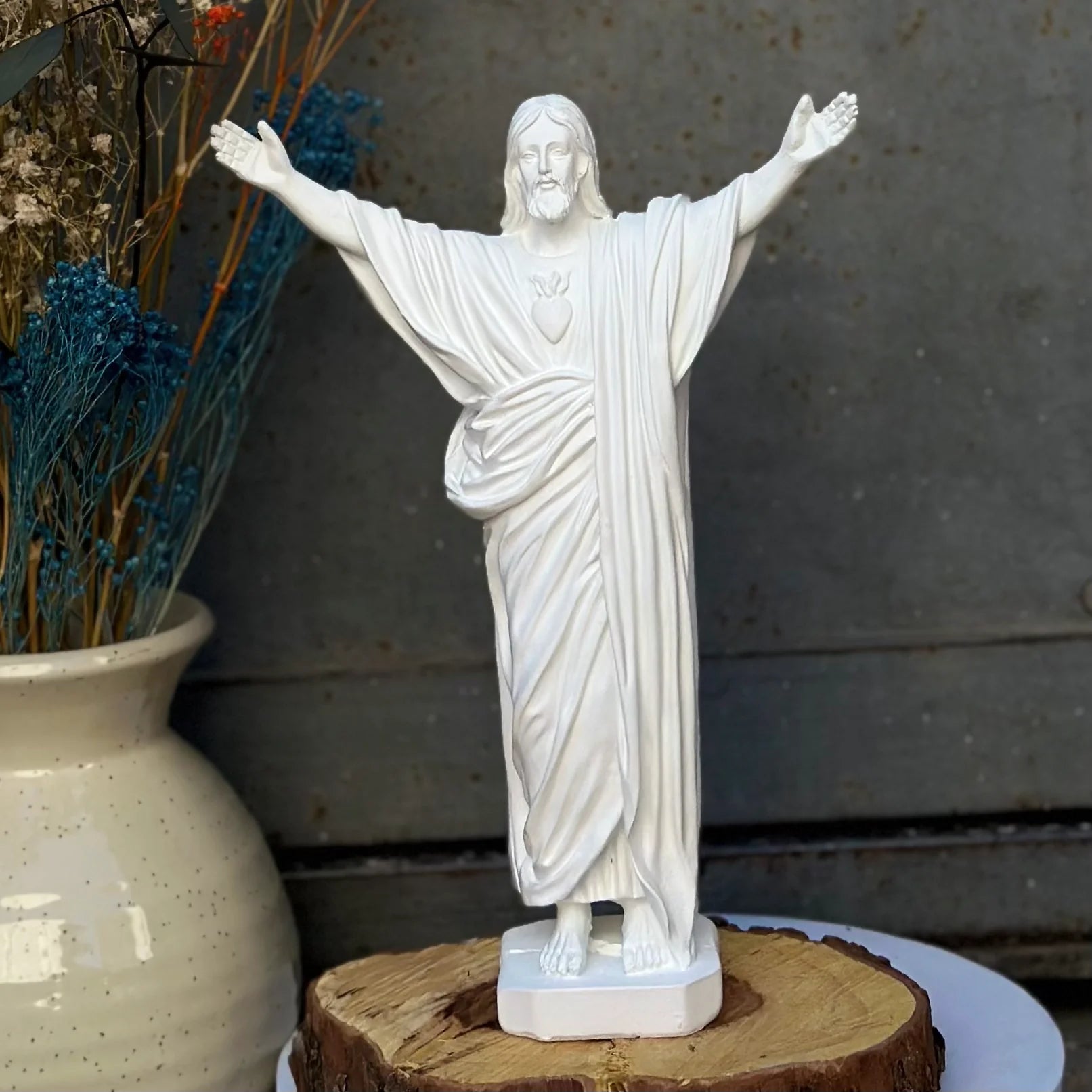 Jesus loves you — Blanc