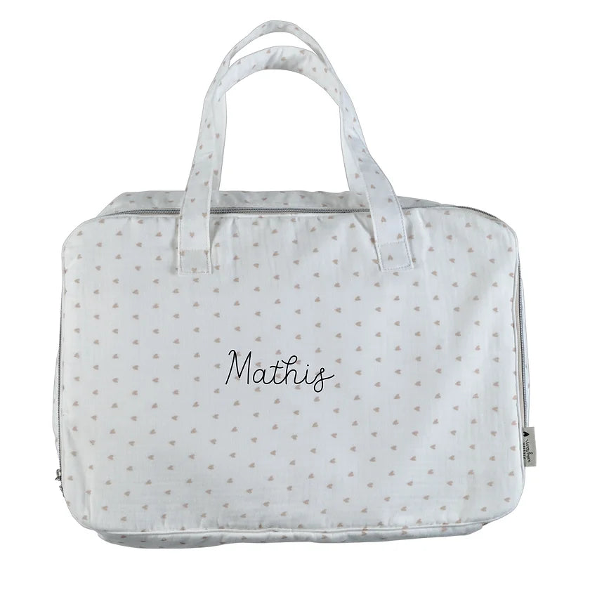 Valise de naissance gaze de coton 3