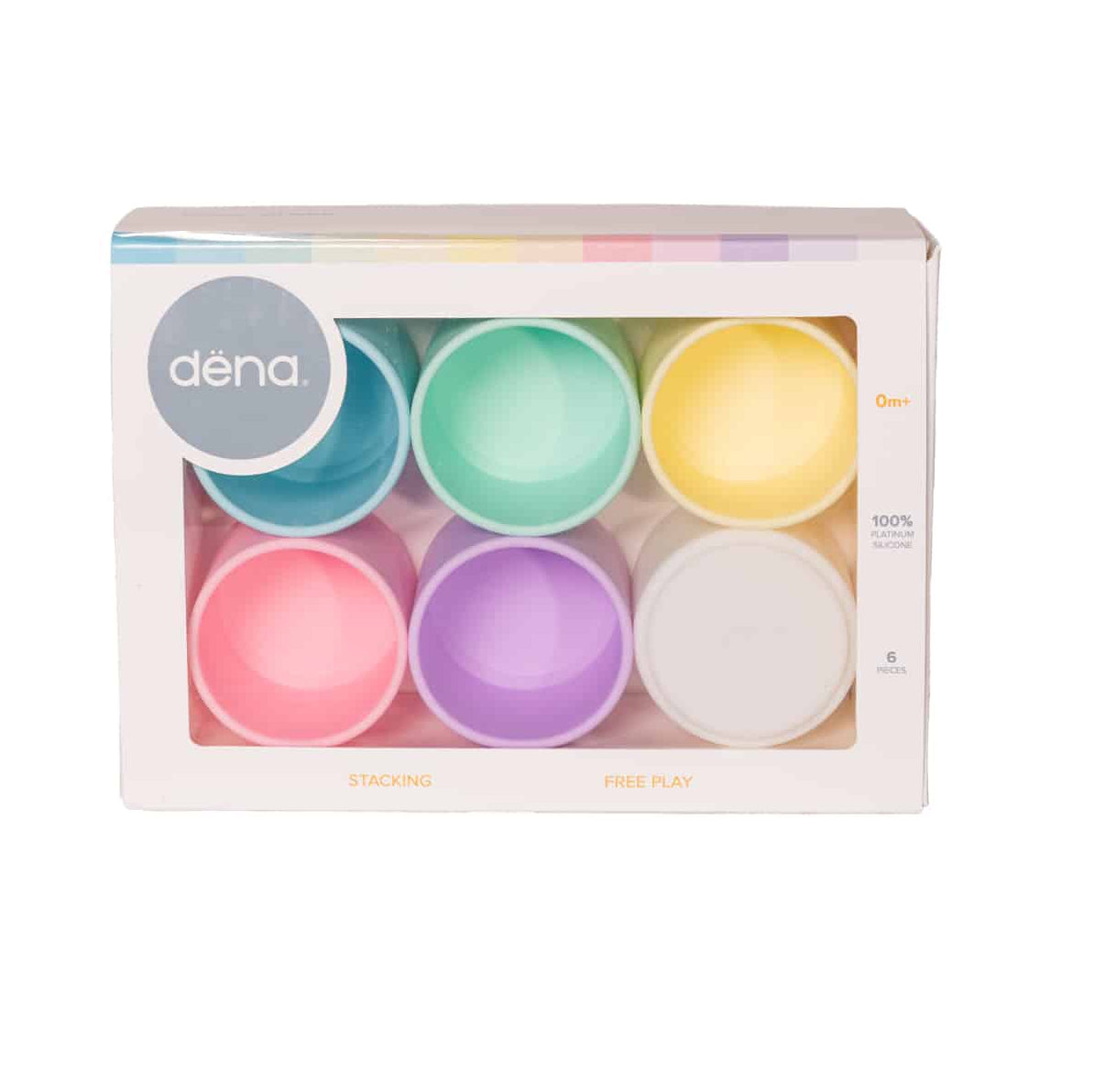 Gobelets empilables - pastel pour le bain 3