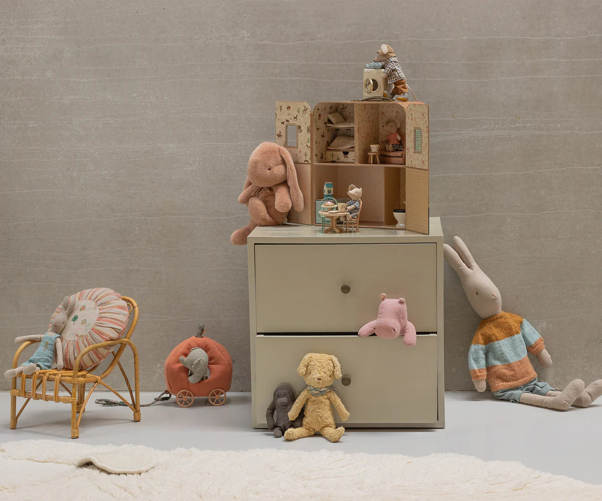 Maileg : Maison SuitCasa, Petite sœur et petit frère souris 4