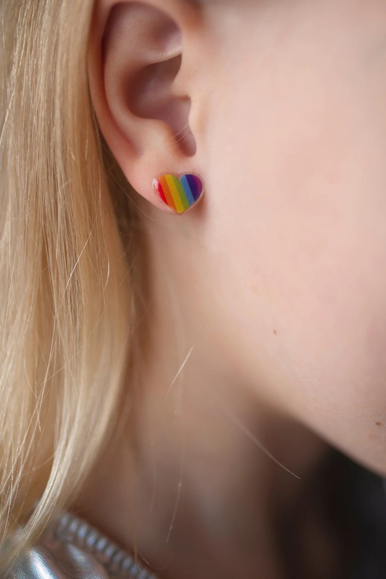 Set de Boucles d’oreilles autocollantes Coeurs 💕 30 paires 3