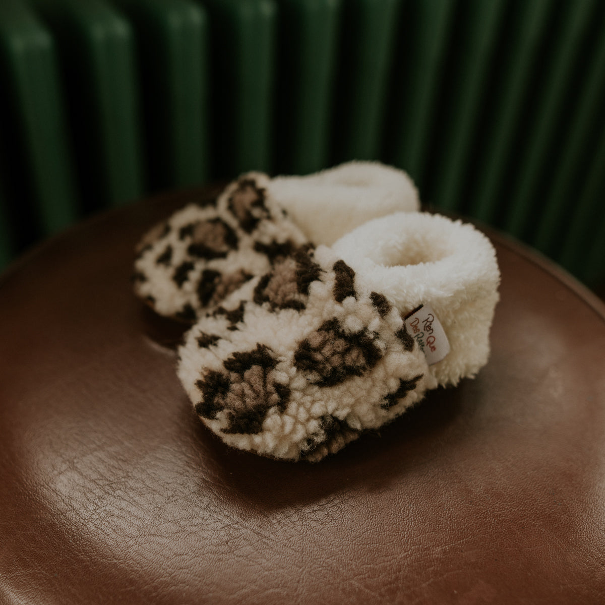 Chaussons léopard — Taille naissance : 14/15