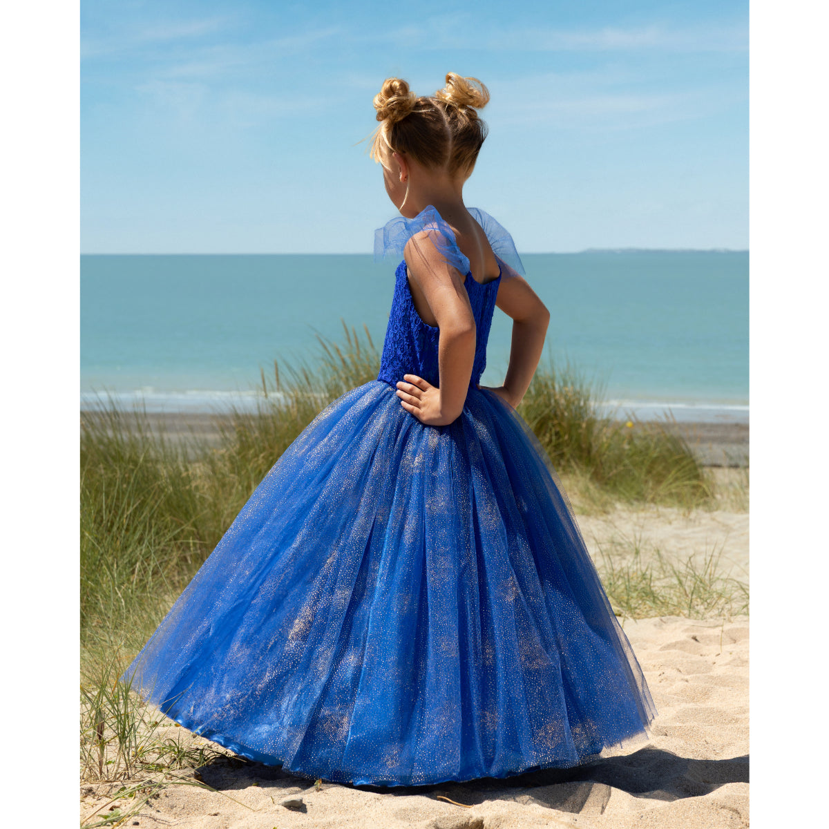 Robe de Princesse Alba bleu 3