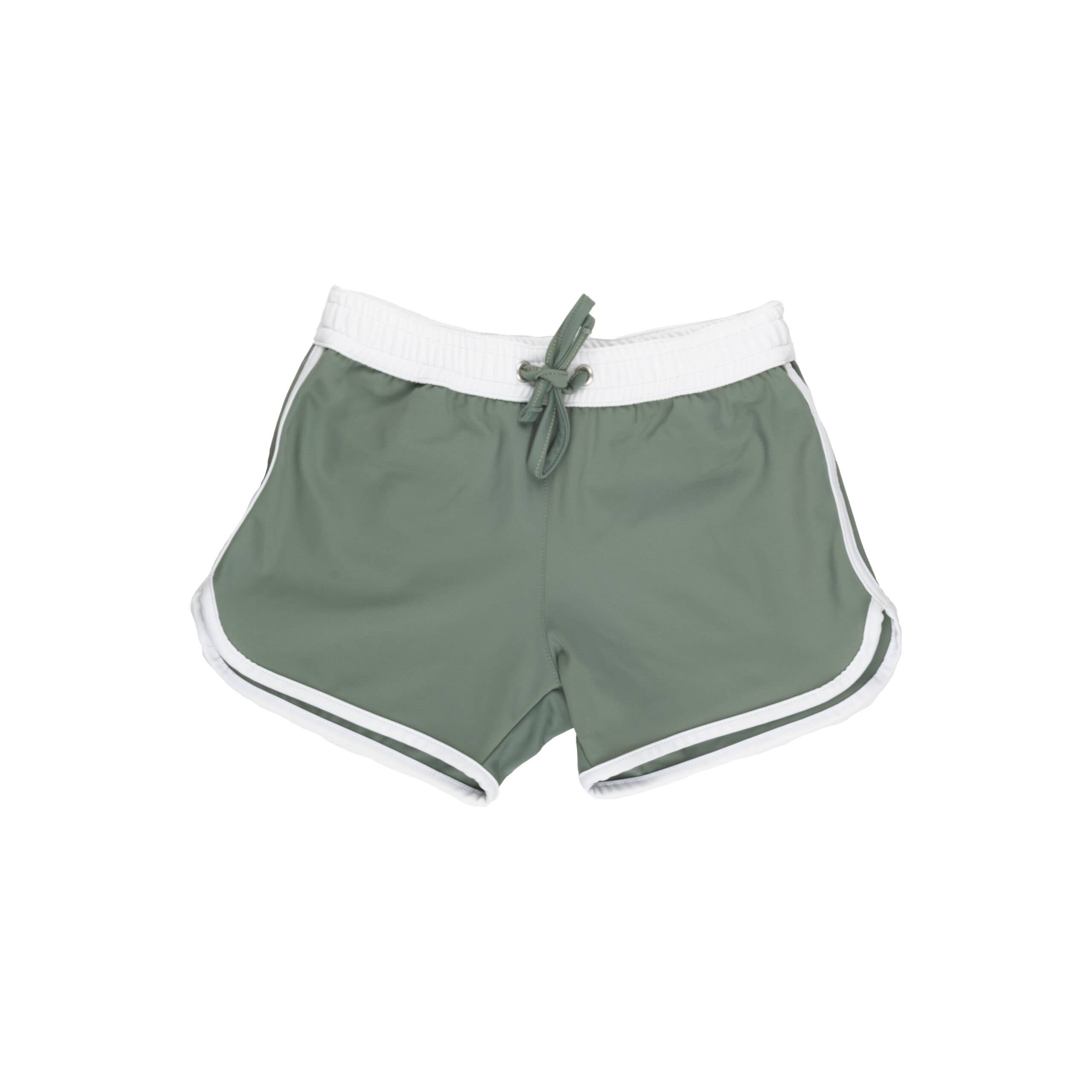 Short de bain anti-UV écoresponsable — Kaki / 12-18 mois