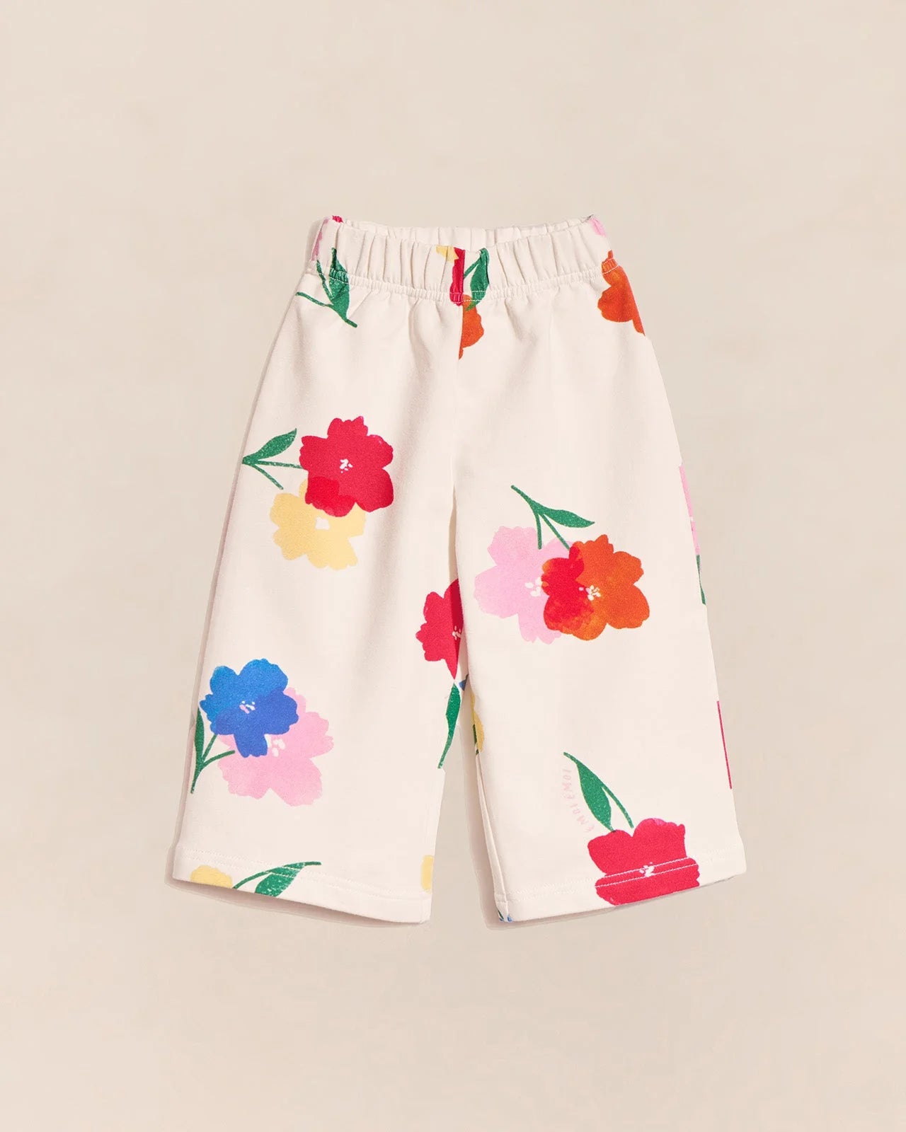 Le pantalon Palou en coton bio - Anémones bouquet — 2 ans