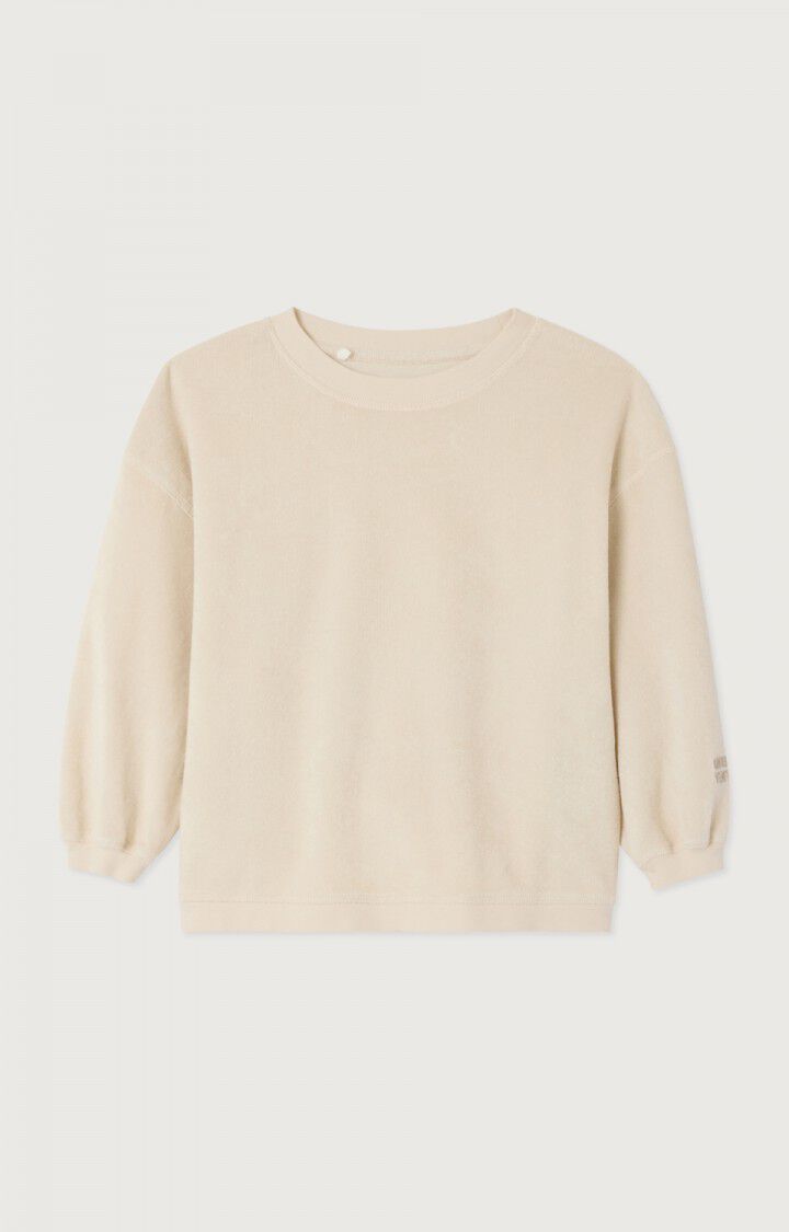 American Vintage : Sweat Enfant Fuxow écru — 3