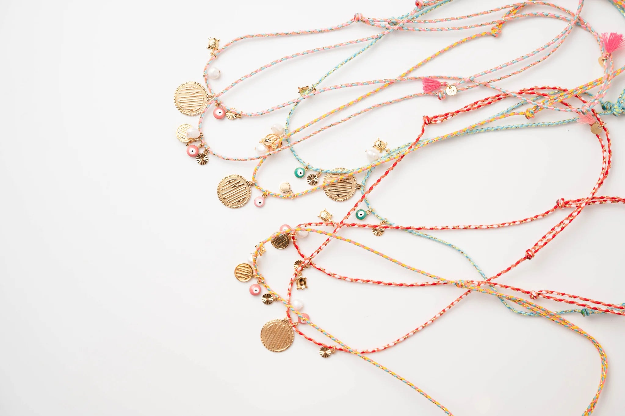 Collier Gri Gri Amour bleu 2