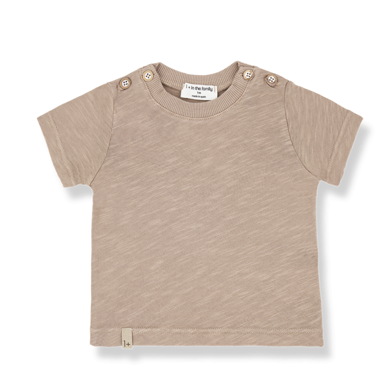 Tee-shirt KAMARI Taupe — 12 mois