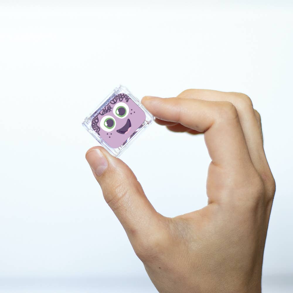 Cubes lumineux pour le bain violet II 5
