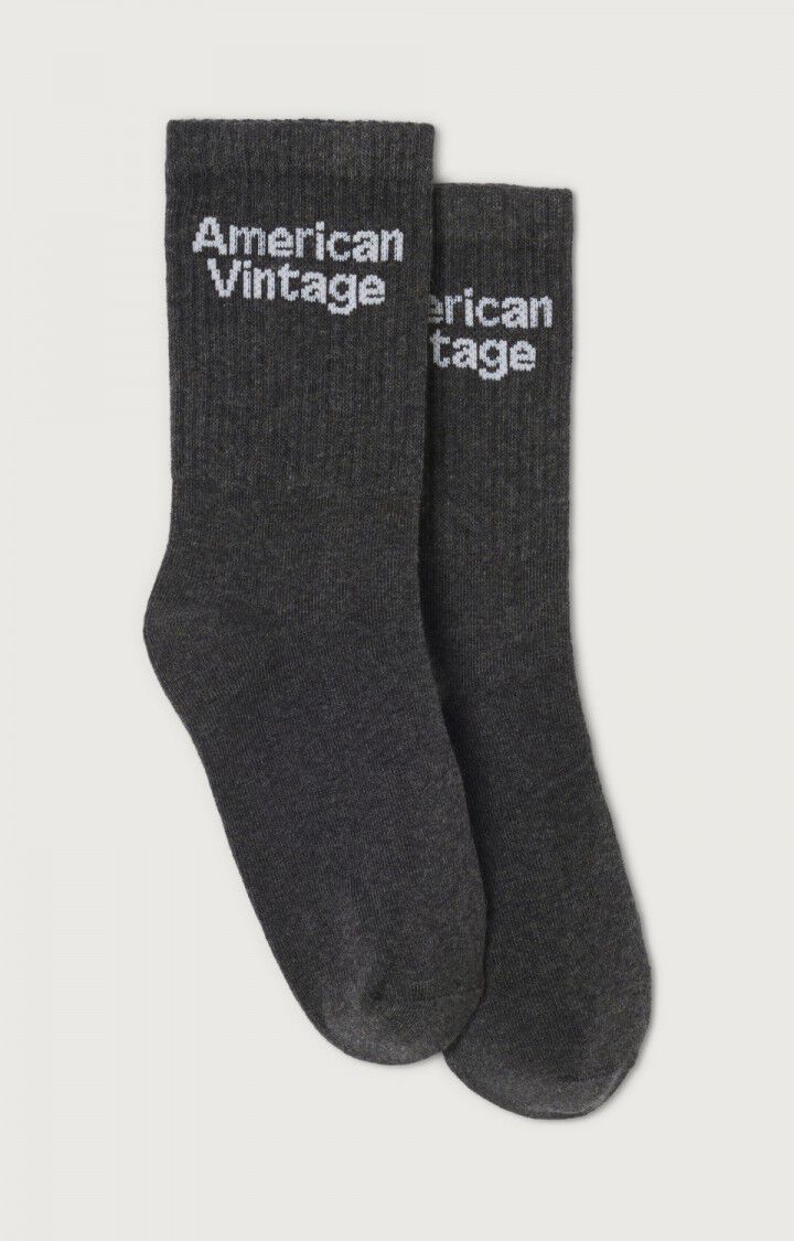 American Vintage : Chaussettes femme Américan Vintage GRIS CHINE — 36-39