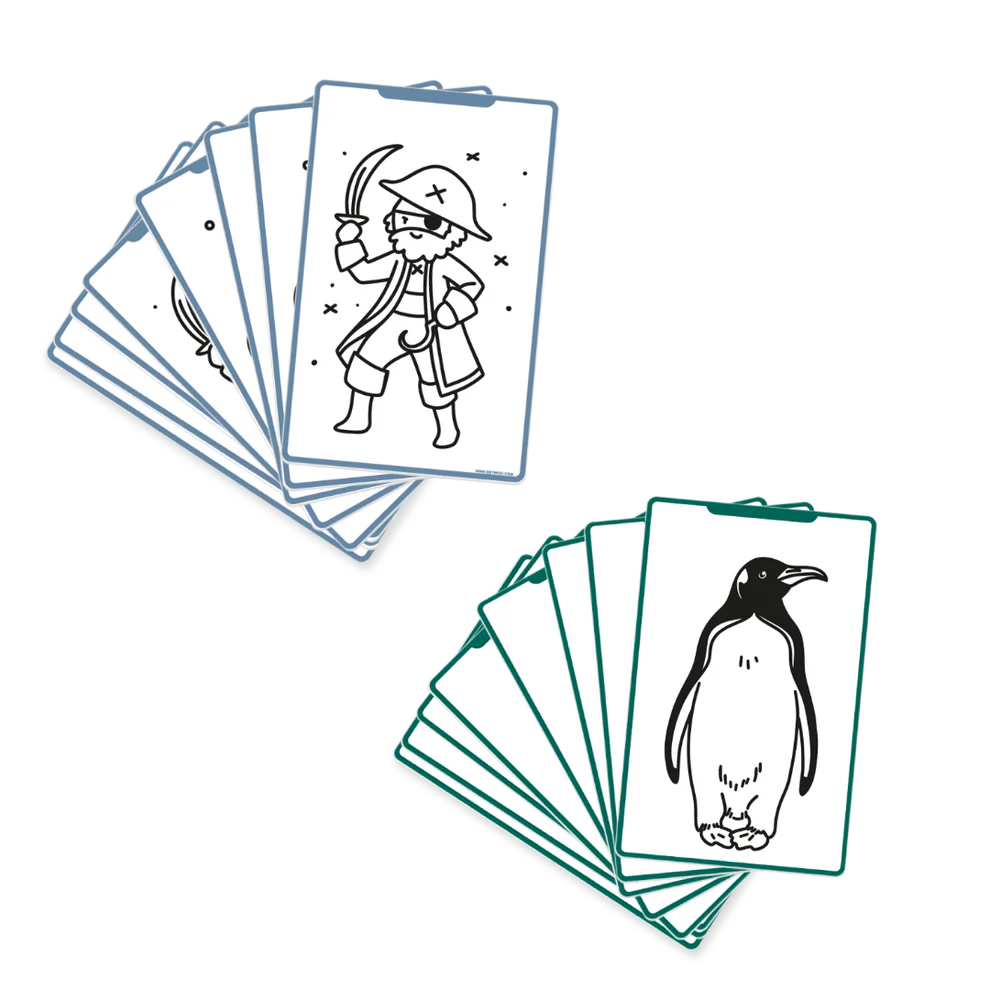 Recharges pour Kidydraw-mini : Animaux autour du monde et Océans & pirates 2