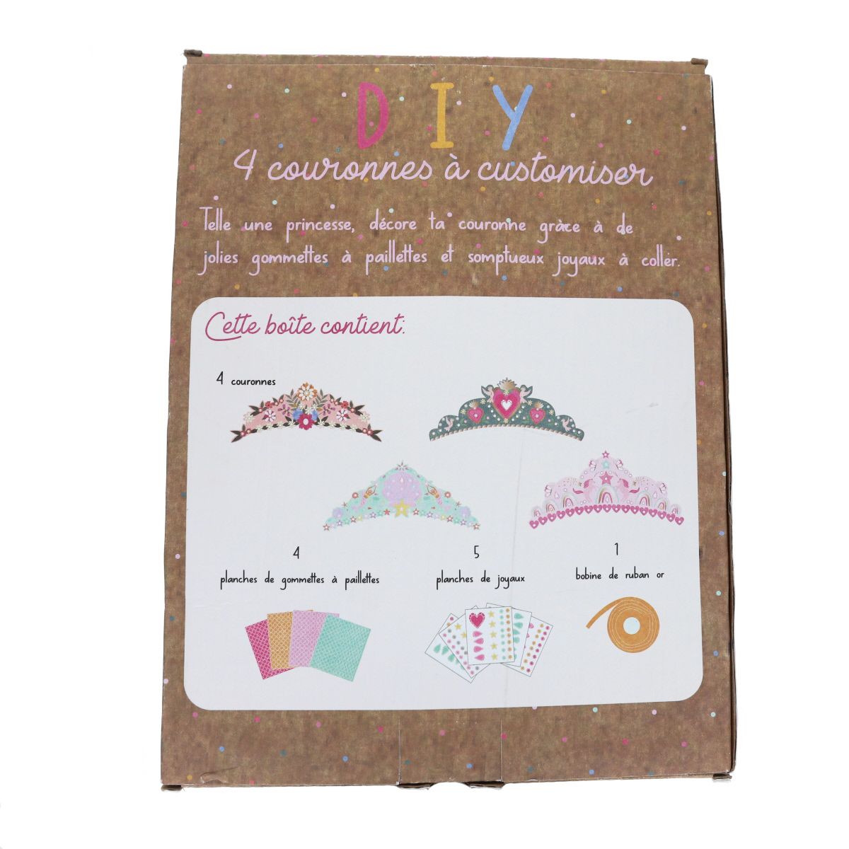 Kit 4 couronnes à customiser Do It Yourself 4
