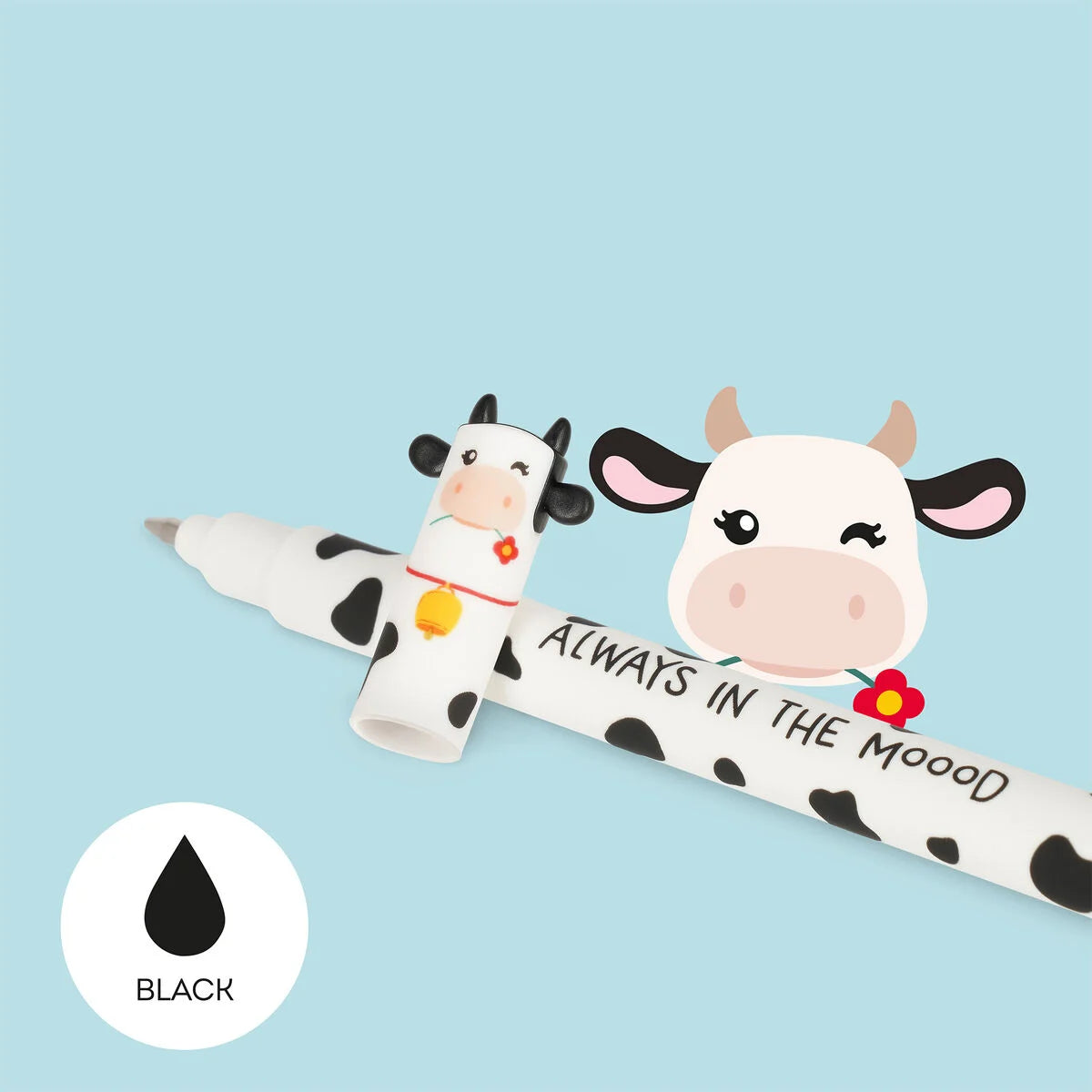 Set de 4 stylos gel encre effaçable Les Animaux de la ferme 3