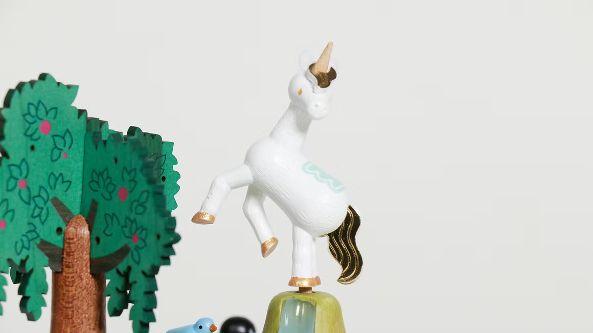 Boïte à Musique Cygnes et Licorne n°51 3