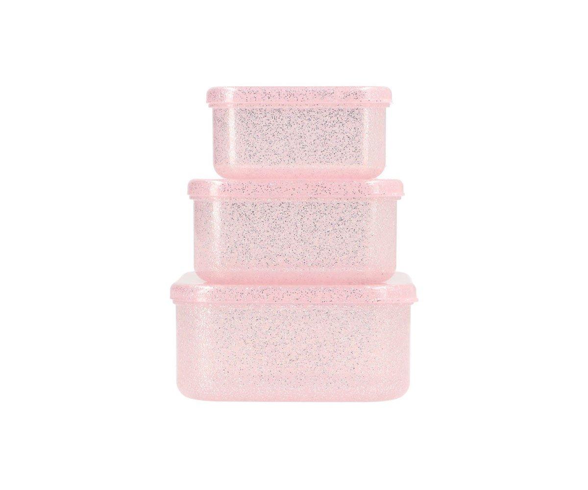 Lunch box rose à pailettes 4