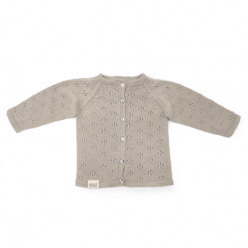 Gilet tricot capri beige 3 mois