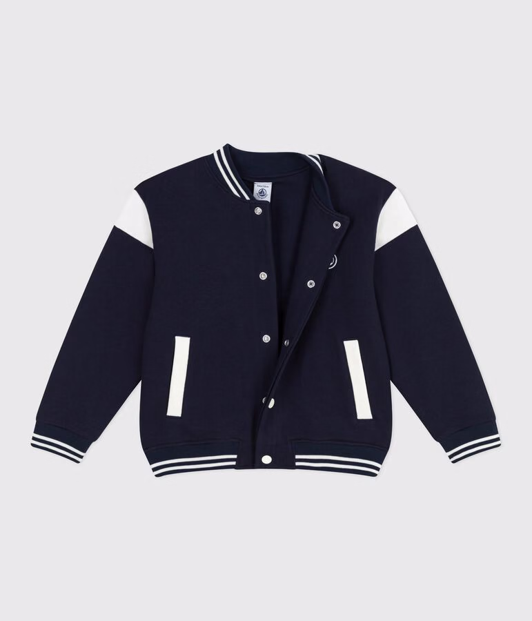 Veste teddy enfant en coton uni 3