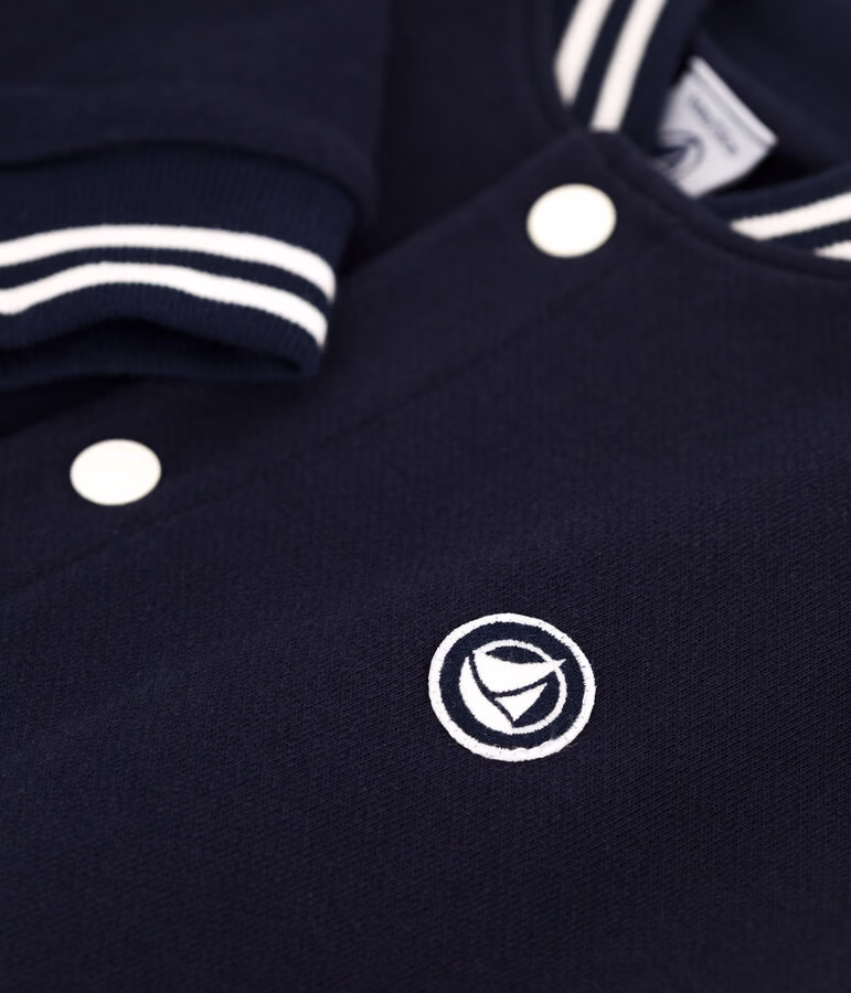 Veste teddy enfant en coton uni 5